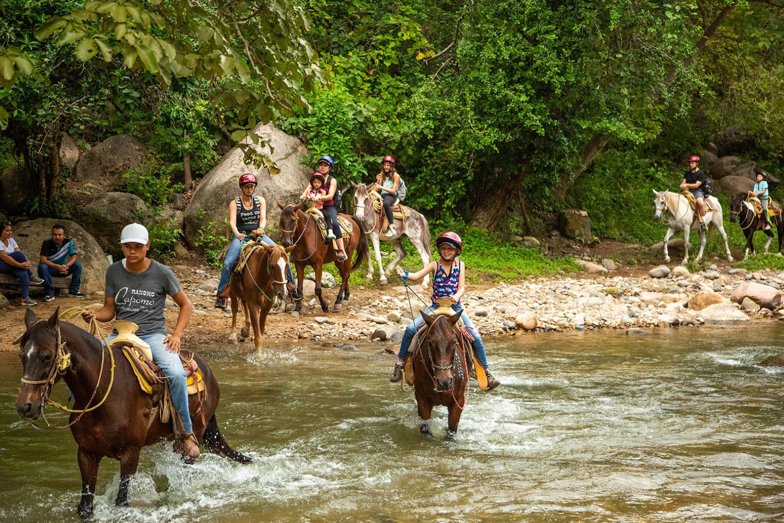Waterfall at Rancho Capomo Sierra Madre