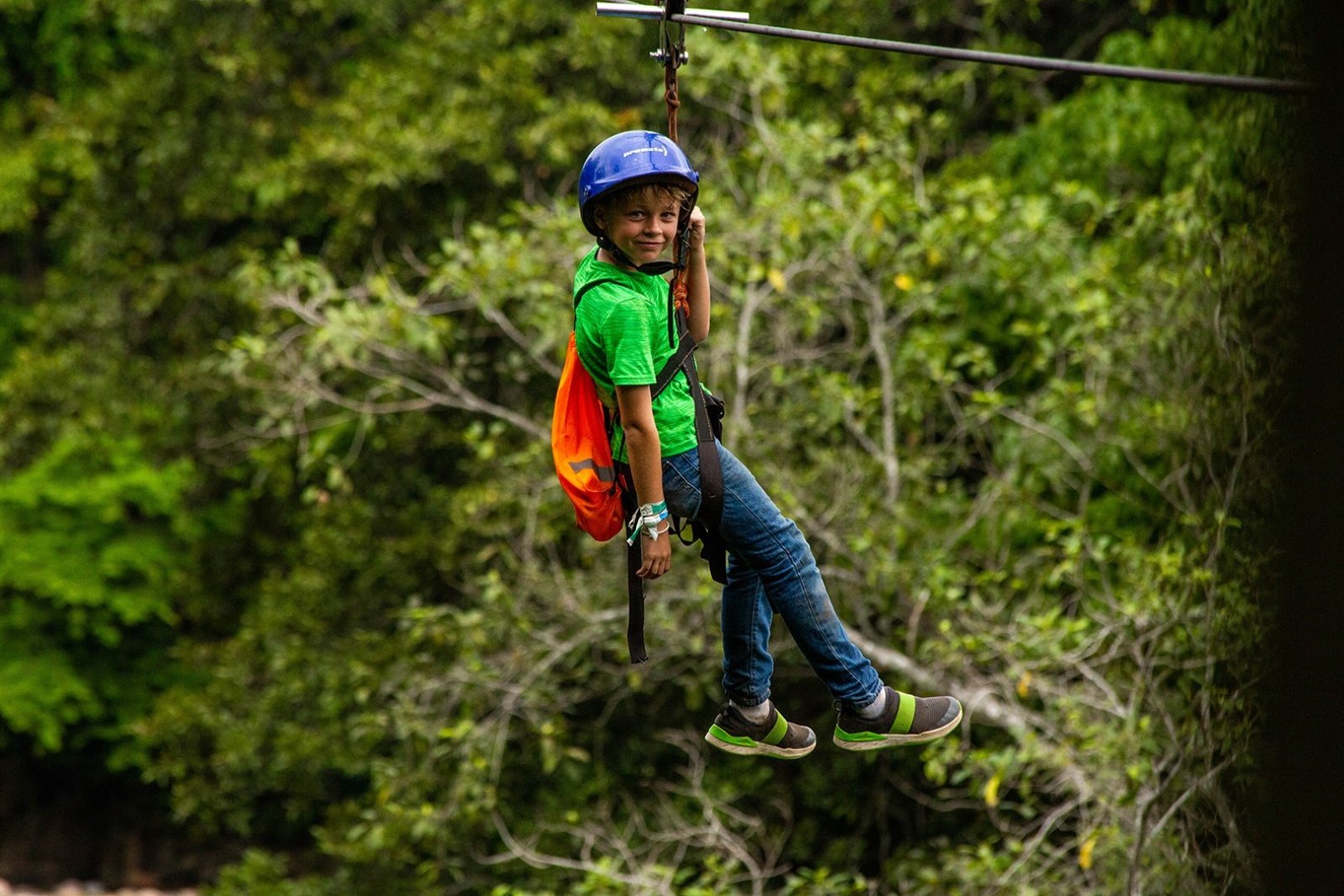 Zipline adventure at Rancho Capomo